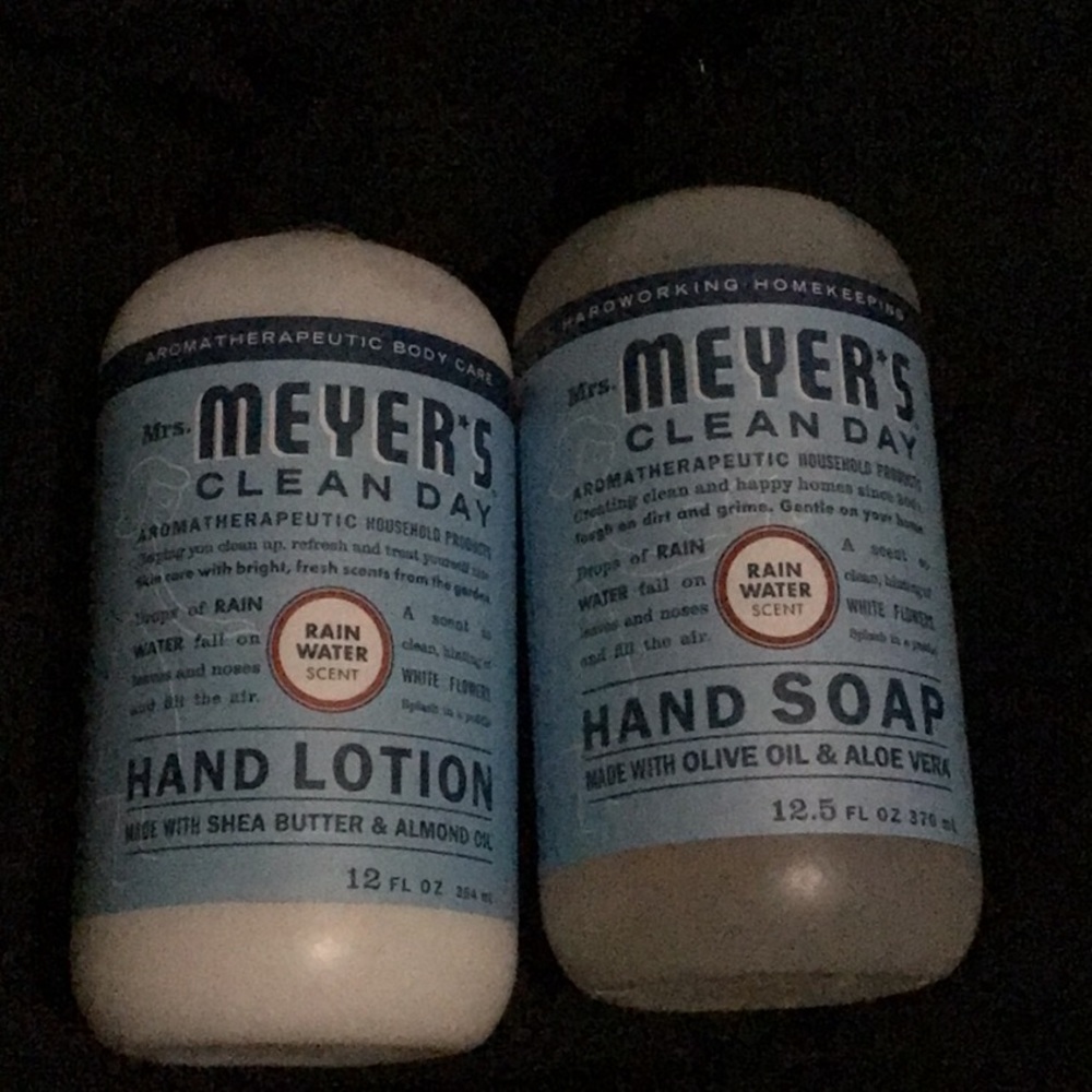 Lot (2) Mrs Meyer’s Clean Day Hand Soap & Lotion